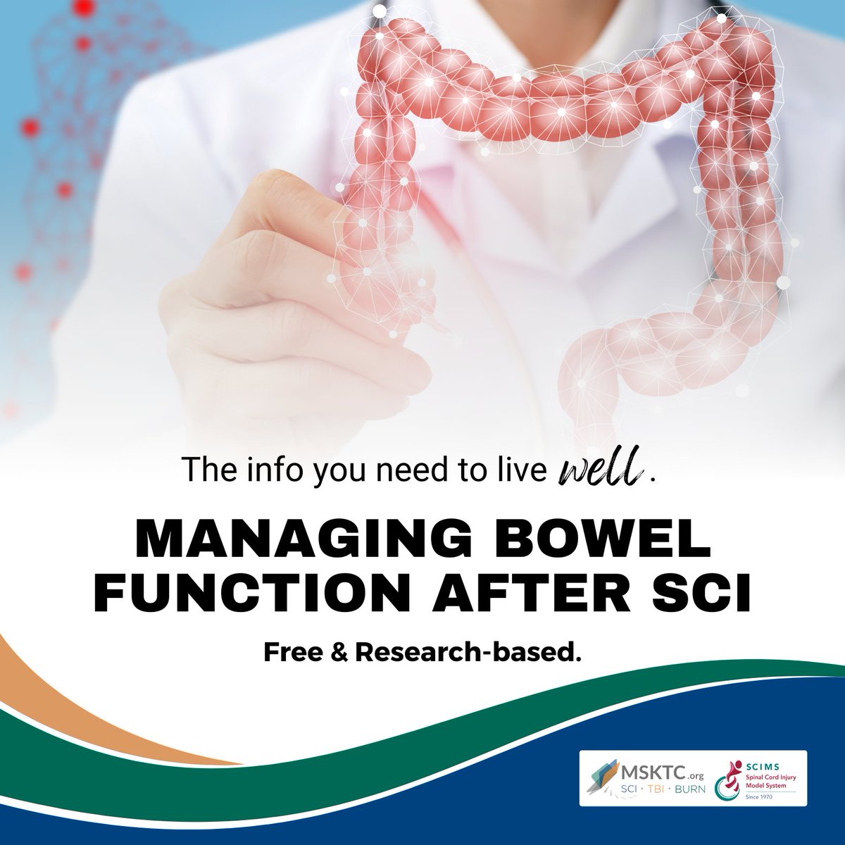 Have you dealt with bowel problems after #SCI? In this video, individuals with SCI discuss their experiences and #MSKTC researchers provide information about developing a bowel program. msktc.org/sci/videos/man…