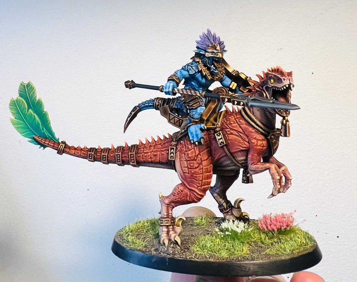 First Aggradon — what an awesome model! #warhammer #WarhamerCommunity #PaintingWarhammer #seraphon #lizardmen #ageofsigmar