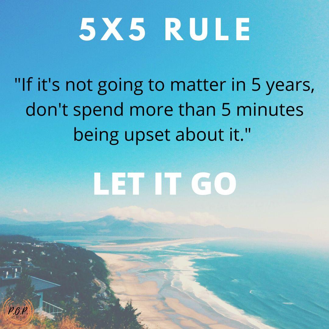 This is an 'oldie but a goodie.'  Pass it on!  I really wish I had understood this much sooner as a wife, parent, friend, and family member.  What is one thing you can let go of that is eating at you that really won't matter in the long run?

#purposeoverperfection
#POPcoachli...