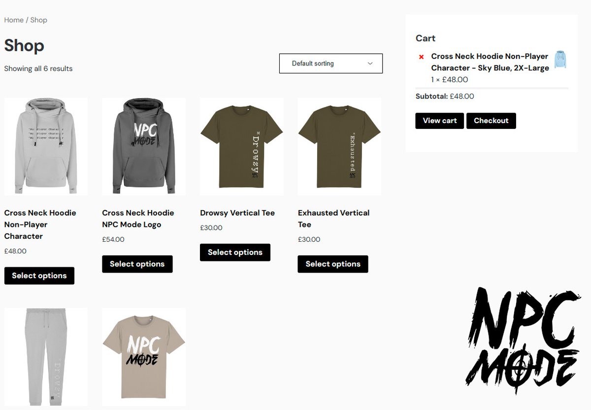 npcmodeuk's tweet photo. pssst.....the store is open! It's not finished yet, but we're excited and wanted to give her a quiet start.

Site is being worked on, more products &amp; designs are coming, but we couldn't wait any longer!

Use discount code "activate!" for 10% off until the end of March.

#npcmode https://t.co/fypihJoWnN