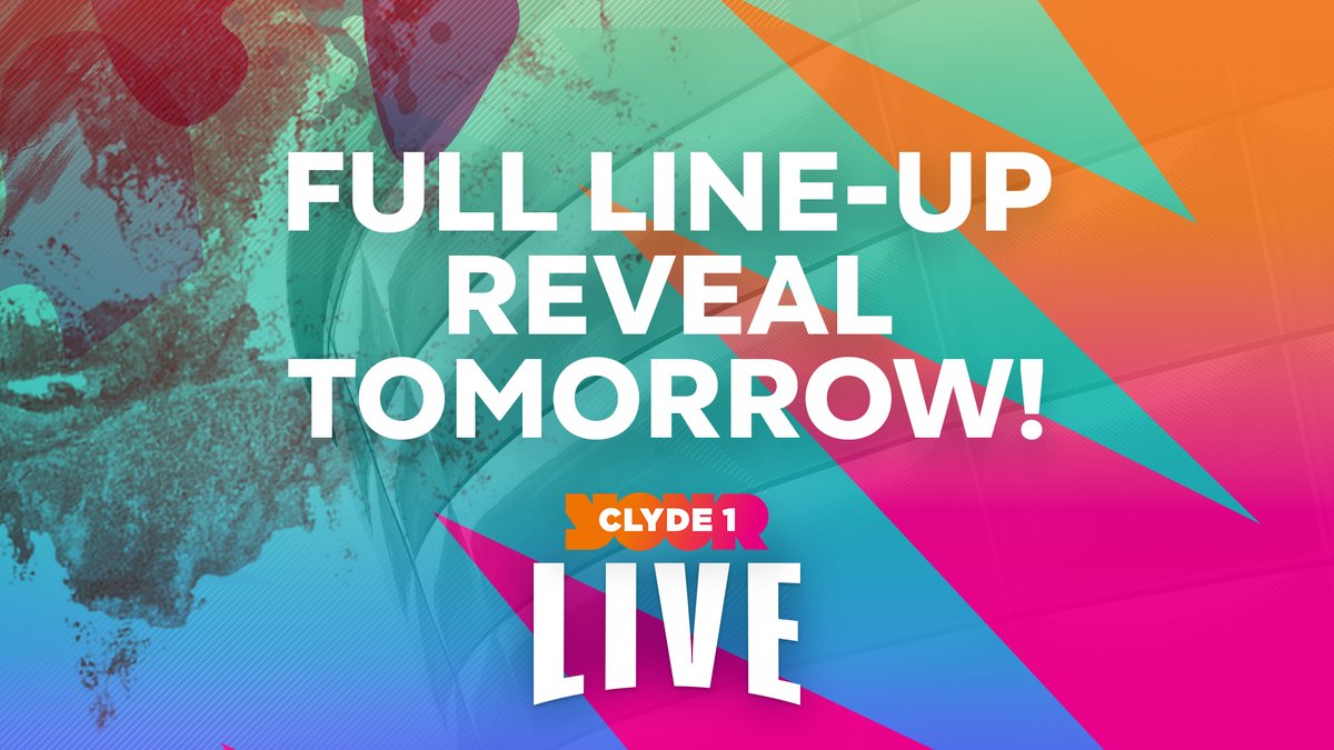 Clyde 1 Live - so far we know that <a href="/Amy__Macdonald/">𝗔𝗠𝗬 𝗠𝗔𝗖𝗗𝗢𝗡𝗔𝗟𝗗</a> <a href="/callumbeattieuk/">Callum Beattie</a> &amp; <a href="/emelisande/">Emeli Sandé</a> are performing.
Make sure you are listening after 8am tomorrow morning to Bowie @ Breakfast when you will find out the final two acts!

📆 31.05.24
📍 <a href="/OVOHydro/">OVO Hydro</a> 
🎫 bit.ly/Clyde1LIVE2024