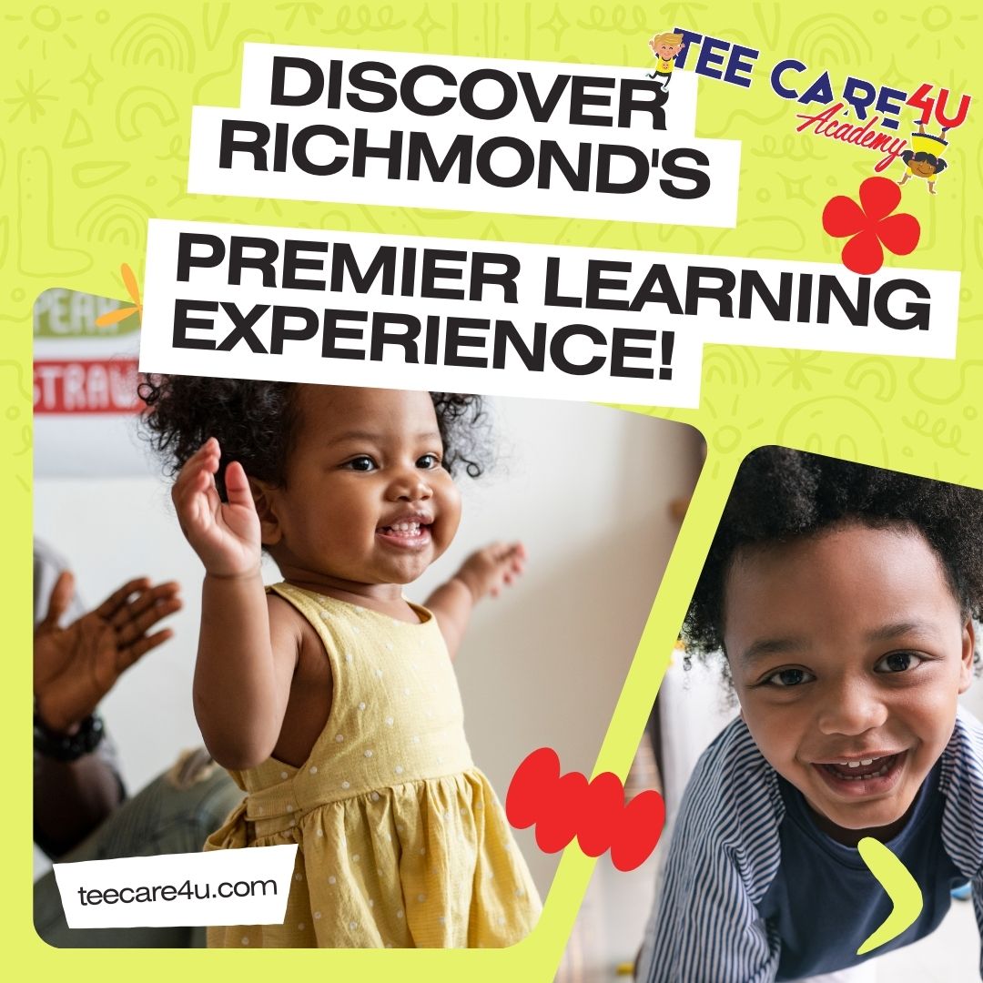 At #TeeCare4U, we don't just prepare your child for school; we prepare them for life! Our comprehensive educational program is designed to cater to each child's unique pace. Join us and give your child the head start they deserve. #FutureLeaders #CreativeLearning #RVAdaycare