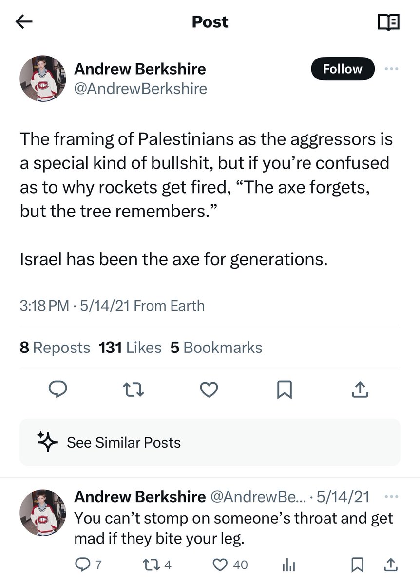 Abrew2014's tweet image. Turns out this guy doesn’t like Hyman because he is rich…..seems to have an issue with the fact that he is Jewish

Makes sense why he didn’t Attack Matthews and Reinhart when they scored 50

Would like to think that this guy doesn’t get press credentials to @CanadiensMTL