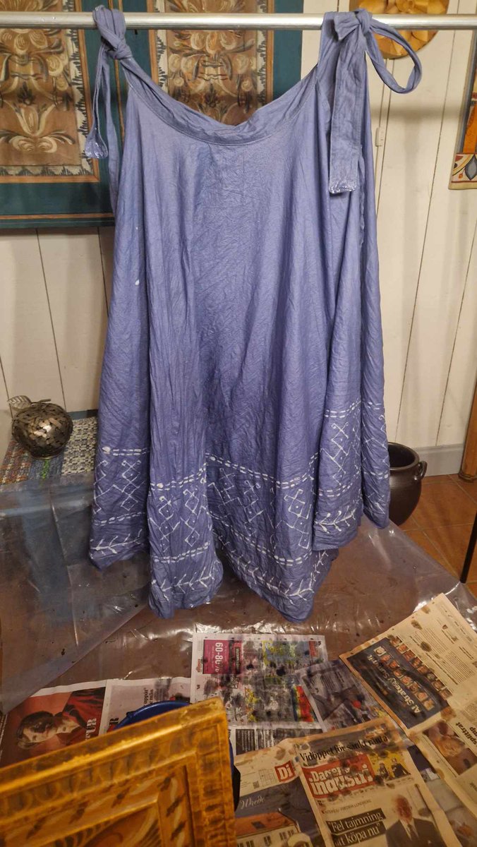 Batik Dye Coco Skirt
1st layer ✔️ 
#Δ帽子