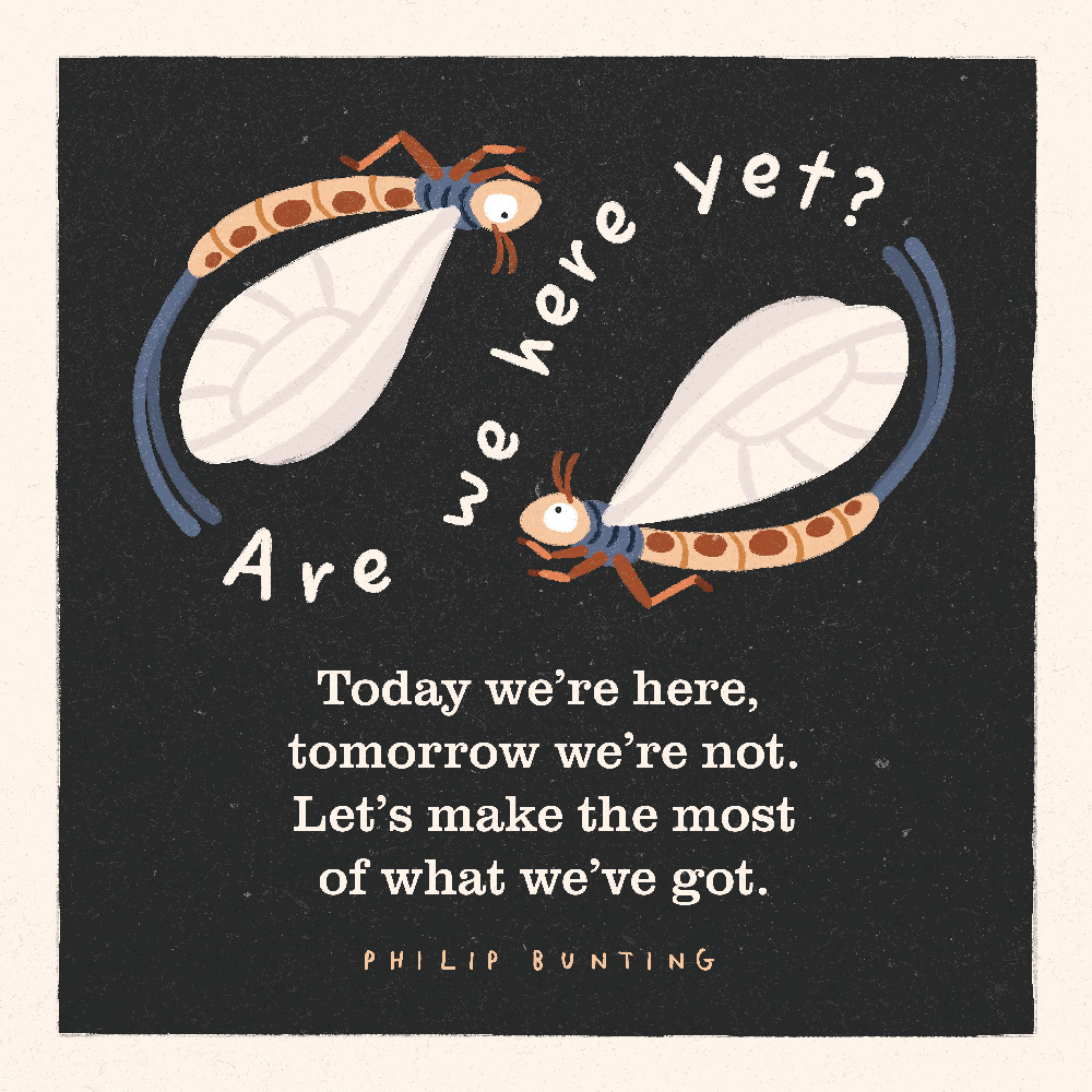 ‘Are we here yet?’ is author and illustrator Philip Bunting's delightful visual poem, commissioned for the #POEMFOREST Prize to inspire students to craft their own nature poems✨🌿 Submit your nature poem to go in the running for a great range of prizes: redroompoetry.org/projects/poem-…