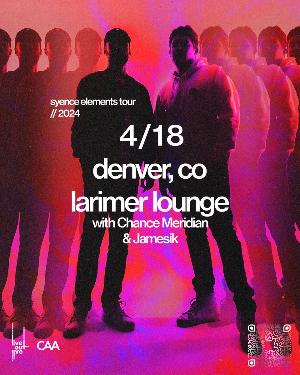 Denver support 🚨🚨. tickets: laylo.com/syence/m/7Gt98