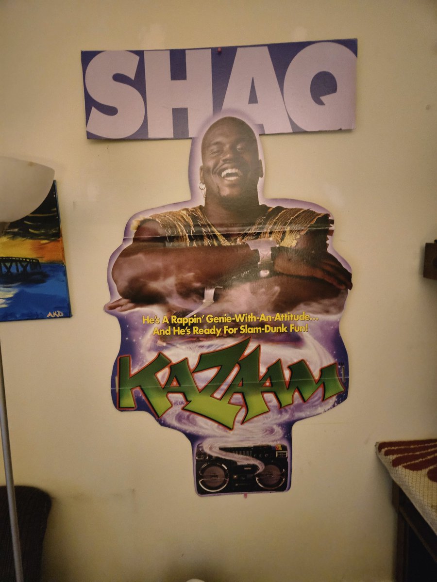 dessert_mi76920's tweet image. @djdiesel @SHAQ I have this absolutely amazing Kazaam cardboard cutout I would love to get it signed somehow 😀 . Huge fan. Loved seeing you on #treehousemasters