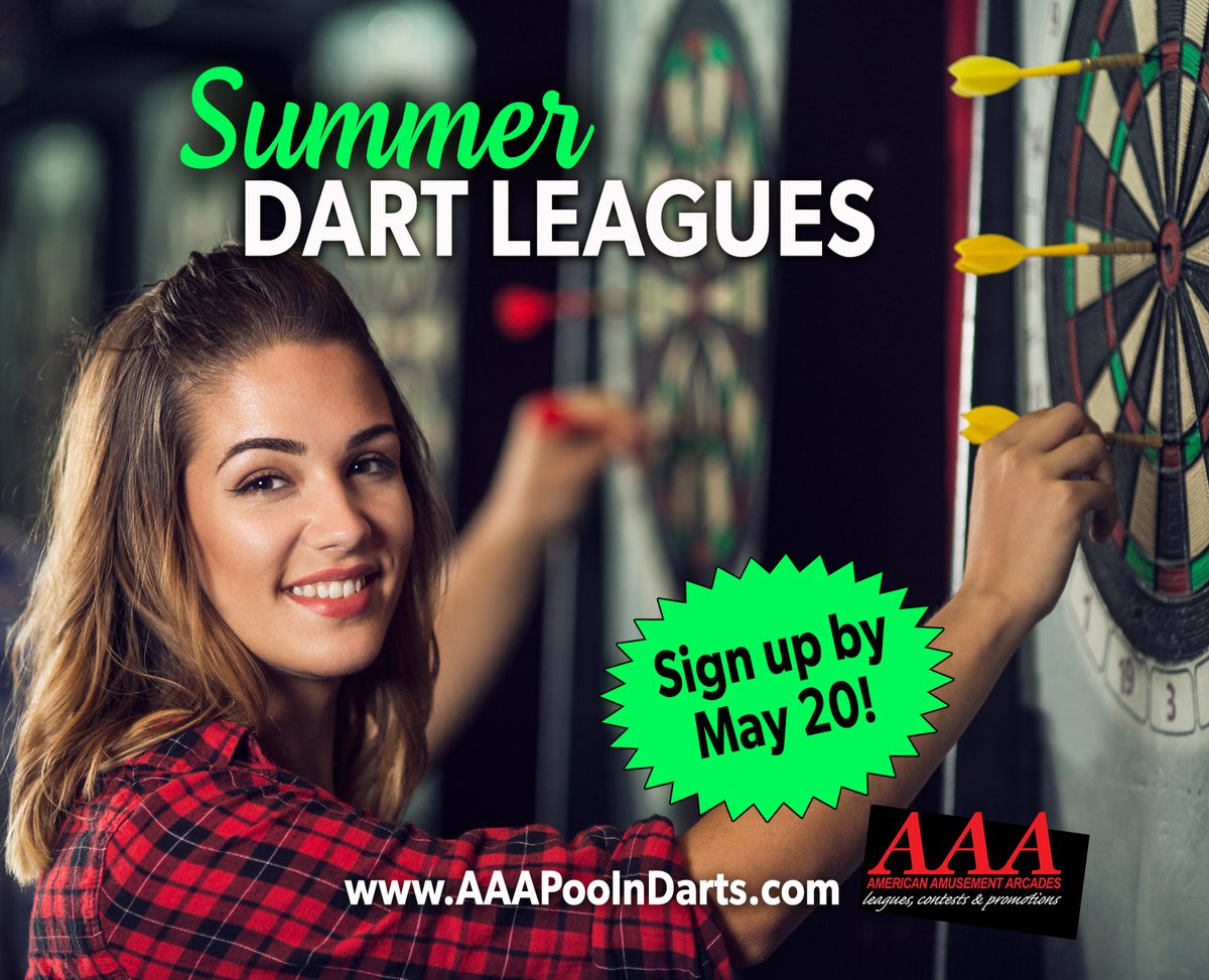 AAAPoolNDarts's tweet image. Who else is looking forward to summer on this snowy day?! ❄🎯

Summer dart leagues are now forming! Sign up by May 20. Games start week of June 2.

liebermancompanies.com/pool-dart-leag… 

#dartleagues #playdarts #aaadarts #minnesotadarts #twincities #leagues #summerleagues