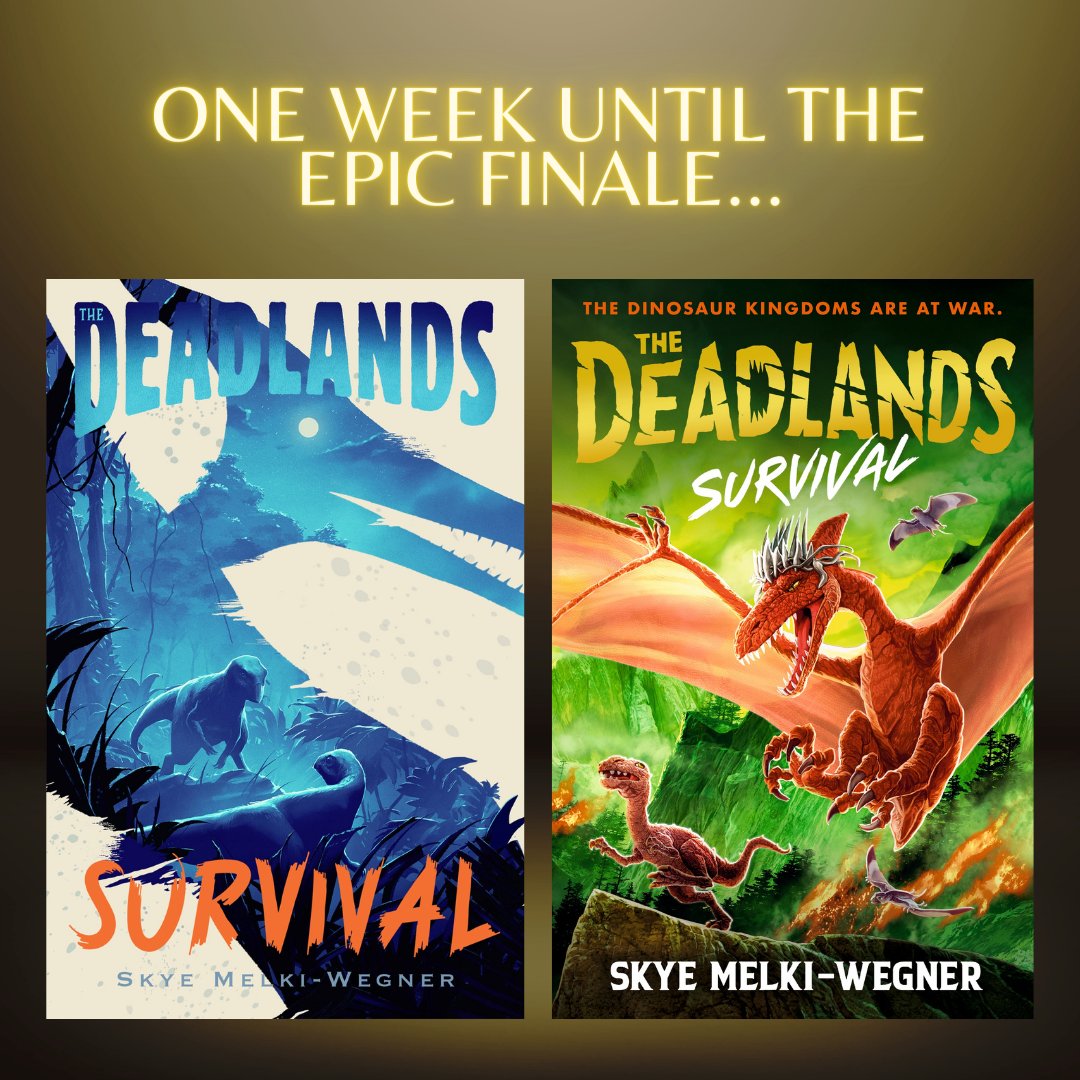 One week to go!
Can the exiles convince their warring kingdoms to unite against the true enemy, or will Cretacea be overrun by an army of predators?