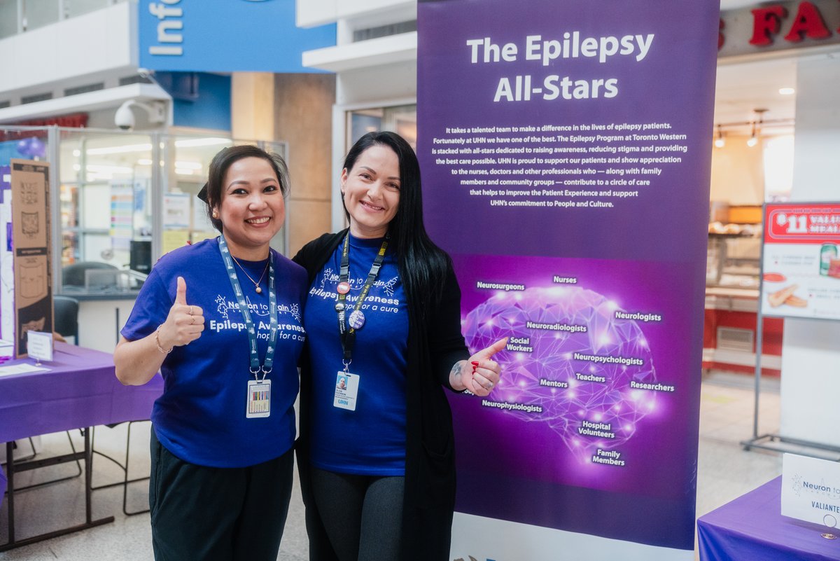 Today, March 26th, is #PurpleDay: An international day to increase awareness of #epilepsy and dispel myths/fears surrounding the neurological disorder.

The Epilepsy team at <a href="/KBI_UHN/">Krembil Brain Institute</a> hosted an event at Toronto Western to  showcase their clinical and research programs.