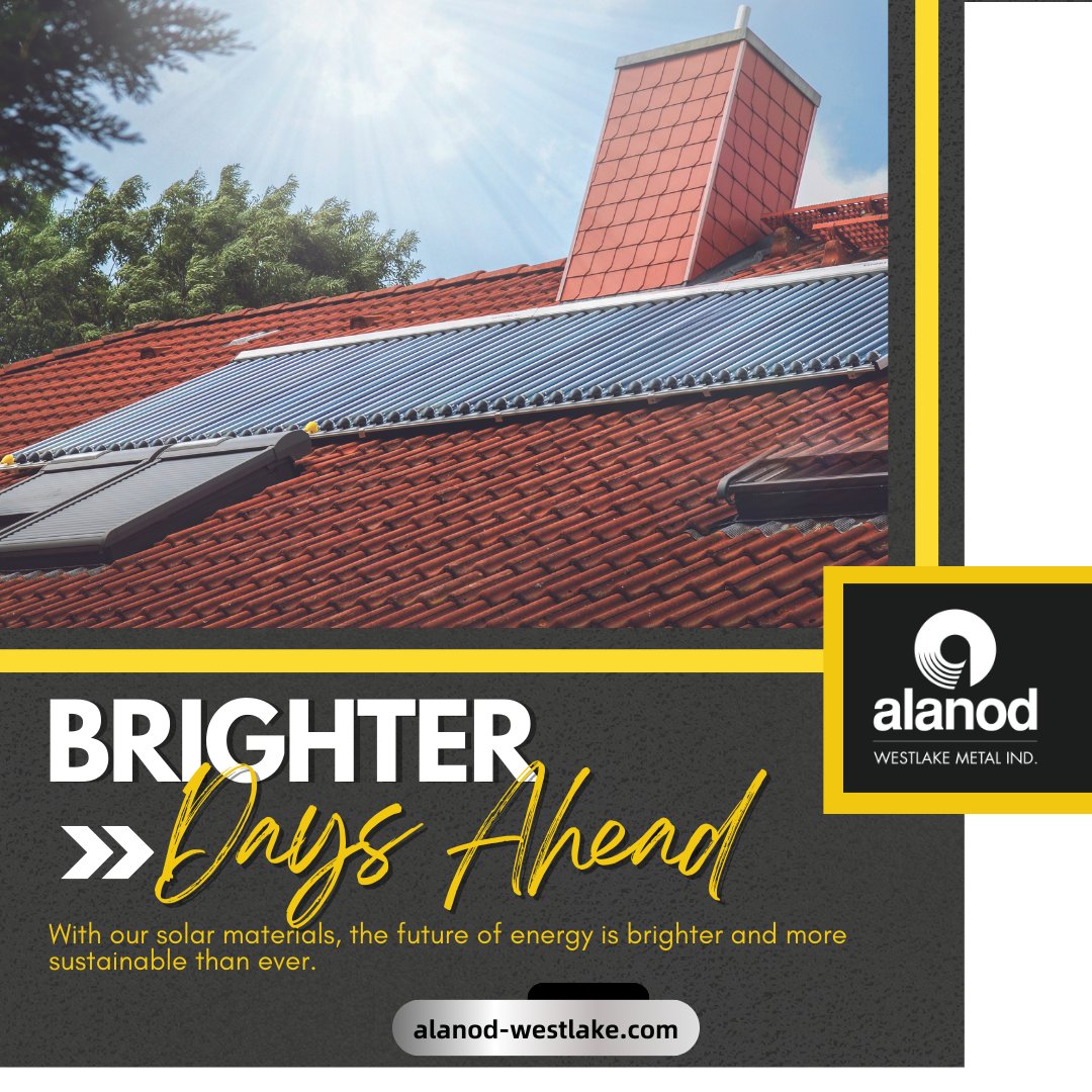 AlanodWestlake's tweet image. 🌞 Brighter Days Ahead 🌞 With our solar materials, the future of energy is brighter and more sustainable than ever. #BrightFuture #SolarMaterials – alanod-westlake.com/home