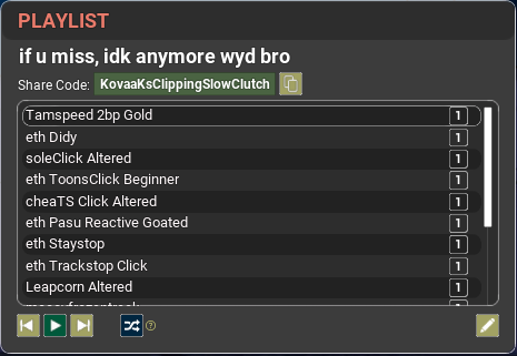 etherelkgg's tweet image. The AWP/OP playlists is out.

One shot, One Opportunity. 🎯

This playlist focuses on movement reading, far flicks, reaction time and reflexes.

Never miss the easy shot.

Sharecode: KovaaKsClippingSlowClutch
#kovaaks #aimtrain #awp #op