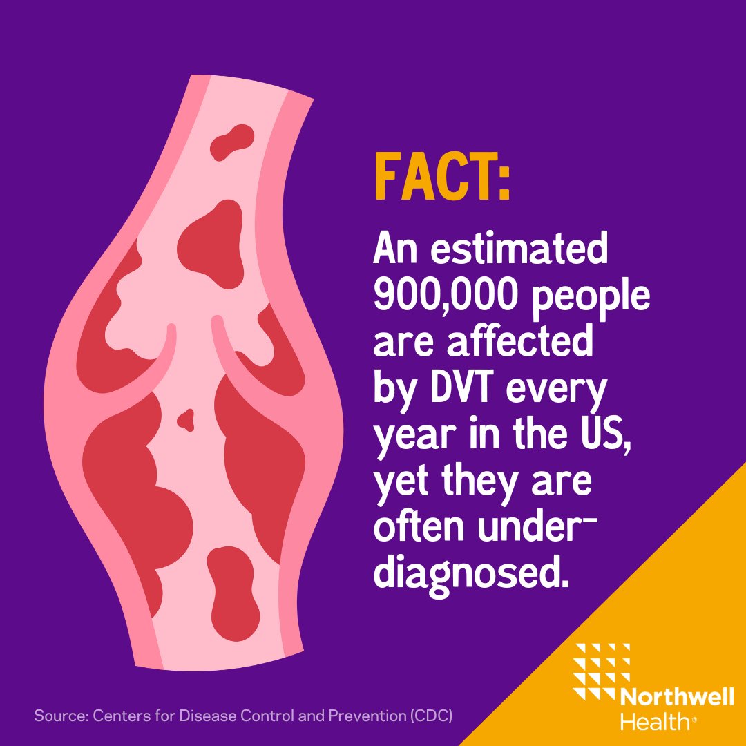 While blood clots in veins affect many people in the U.S. each year, the good news is that deep vein thrombosis (DVT) can be prevented through lifestyle changes & understanding risk factors. Here's what you need to know 👉 bit.ly/3Vwjkbt #DVTAwarenessMonth #StopTheClot