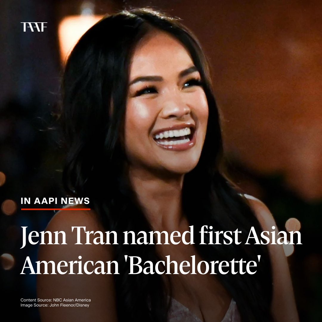 Jenn Tran, one of the contestants on ABC's 'The Bachelor' this season, was named the new 'Bachelorette' during the show's finale Monday night. She will be the first Asian American woman to star in the dating reality show.