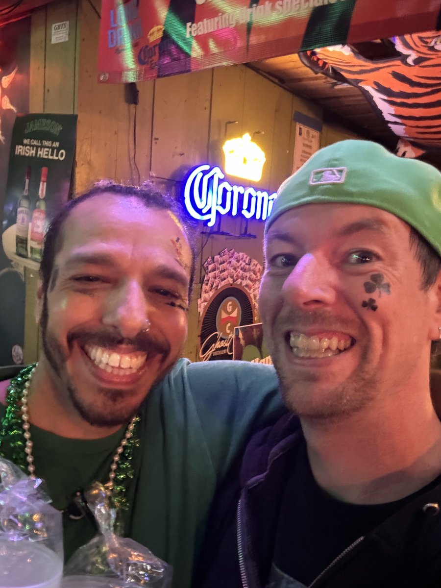 How was everyone’s St Paddy’s day? I got a tattoo from a bartender sort of