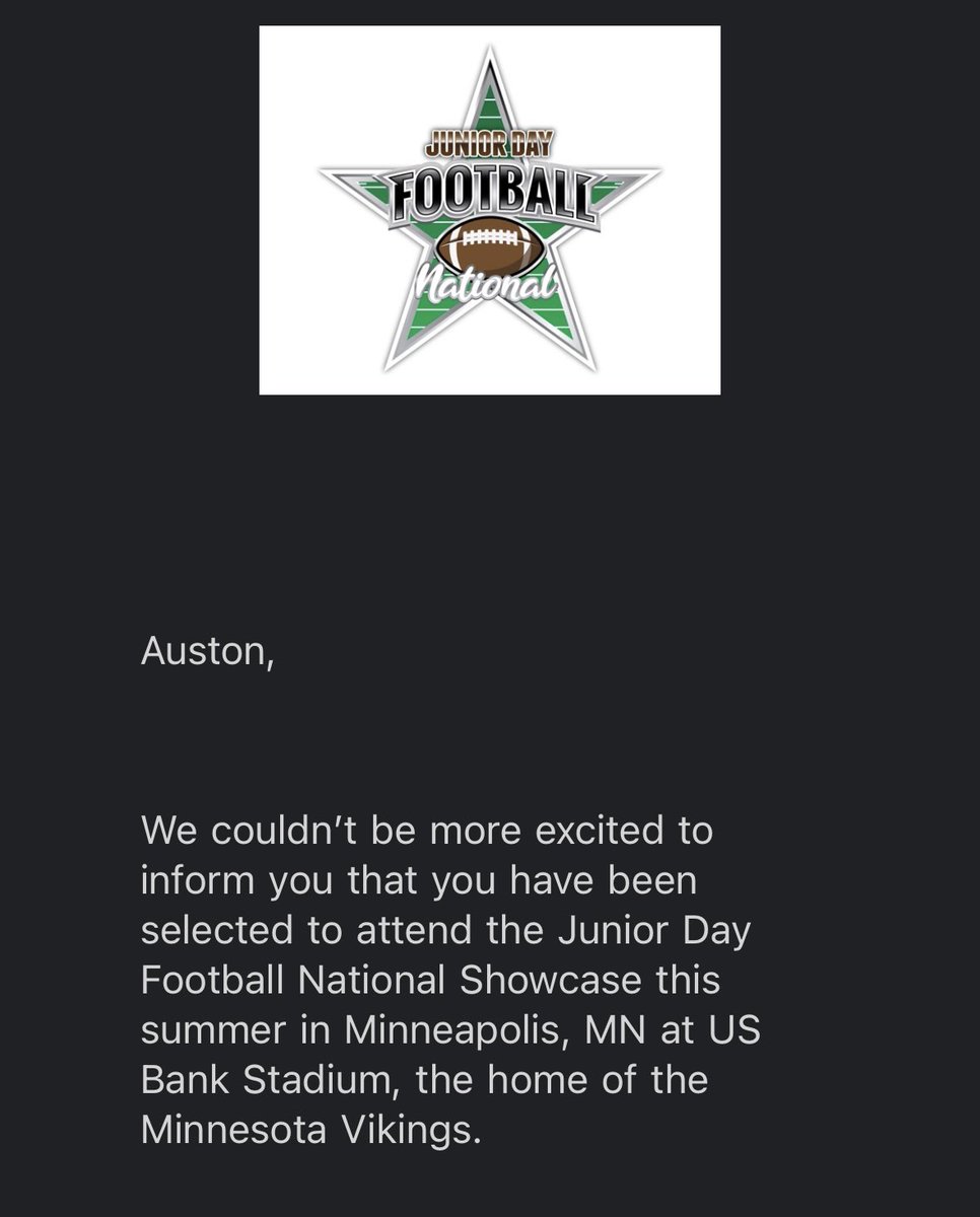 Auston White football tweet media