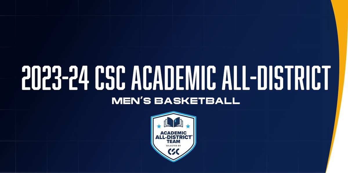 Nine Men's Basketball Players Score CSC Academic All-District® Honors  

🗞️ | tinyurl.com/22dhs6mj 

#SCACPride #SCACMBB #d3hoops