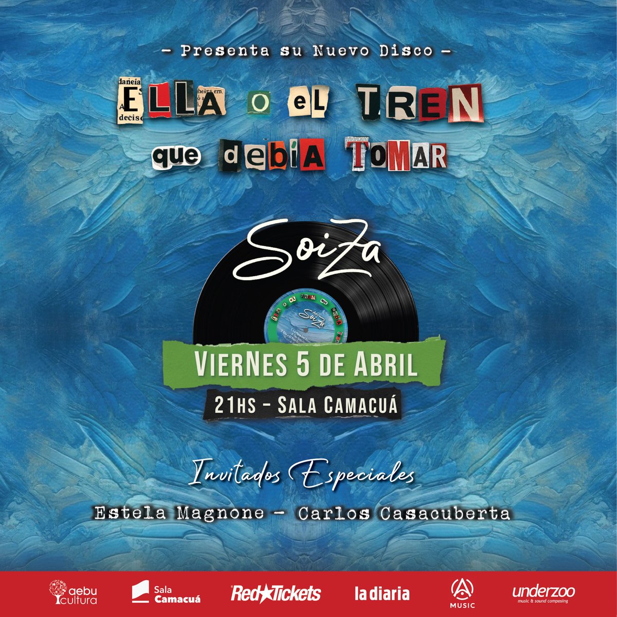 Tras 30 años de trayectoria, Adrián Soiza regresa a sus raíces rock/pop de los 90, presentando su nuevo disco ‘Ella o el Tren que Debía Tomar’. 

Un espectáculo que traslada a un lugar donde el amor es la fuerza creativa que mueve al mundo.

🎫 en venta por <a href="/RedTicketsUY/">RedTickets Uruguay</a> y 2x1