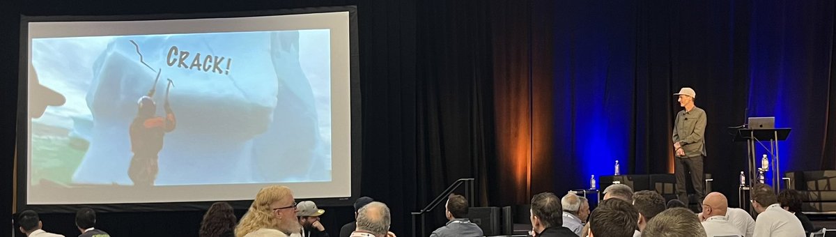 Fascinating keynote from  @Gilwad  about risk mitigation and decision making in extreme sports and how it can relate to safety on high hazard work sites @STAC_CSPA . #stac2024 #redbull #petzlprofessional #fallprotection #ropeaccess #roperescue.