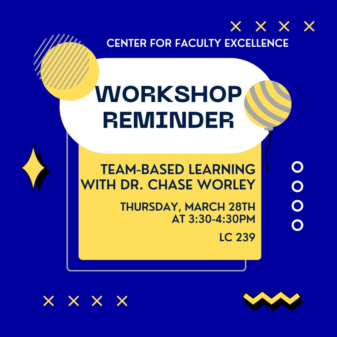 Workshop reminder for this Thursday, March 28th!