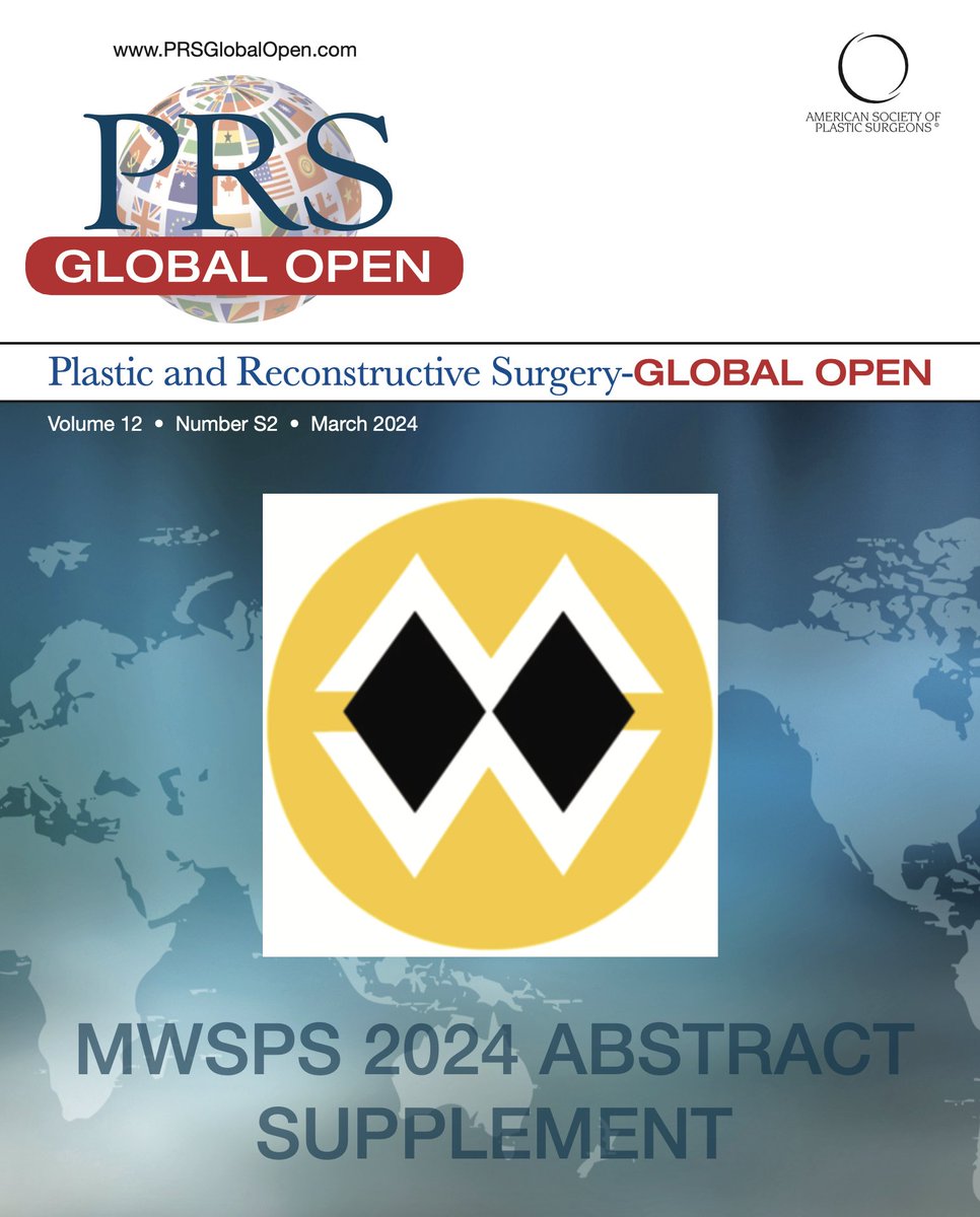 #PRSGlobalOpen is thrilled to partner with the Mountain West Society of #PlasticSurgeons to publish a supplement of interesting and important abstracts from their meeting. Read the current #MWSPS Supplement, which features cutting edge Abstracts: bit.ly/MWSPS_2024