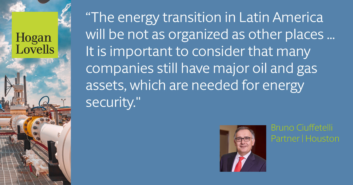 Latin America's energy transition faces hurdles amidst uneven advancements and national oil companies taking the stage as key players. Dive into Partner Bruno Ciuffetelli's insights shared at IBA’s regional M&A conference in Miami last month, spotlighted by @Latin_Lawyer. Read…