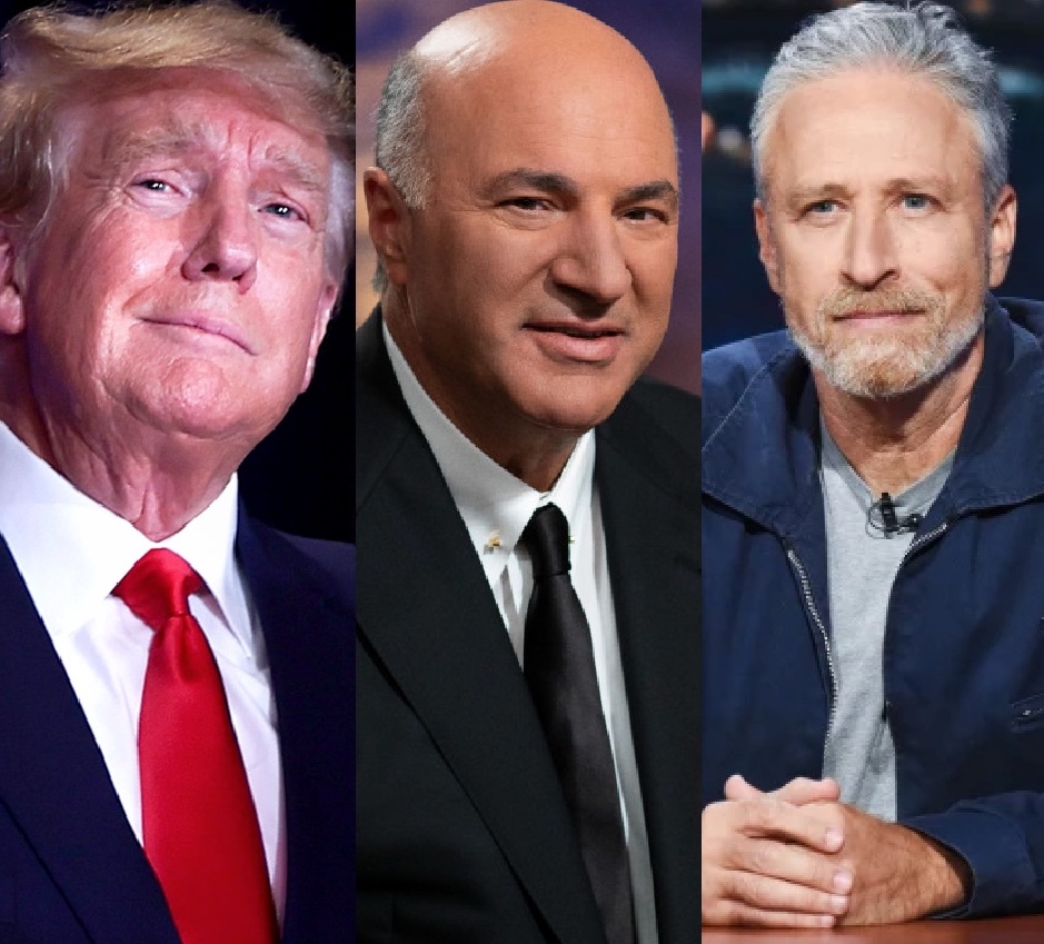 BREAKING: Jon Stewart brutally shreds right-wing Shark Tank businessman Kevin O'Leary for shamelessly sticking up for Donald Trump and attacking the $464 million ruling in the New York civil fraud trial. This is just too good... O'Leary recently whined that the New York ruling…