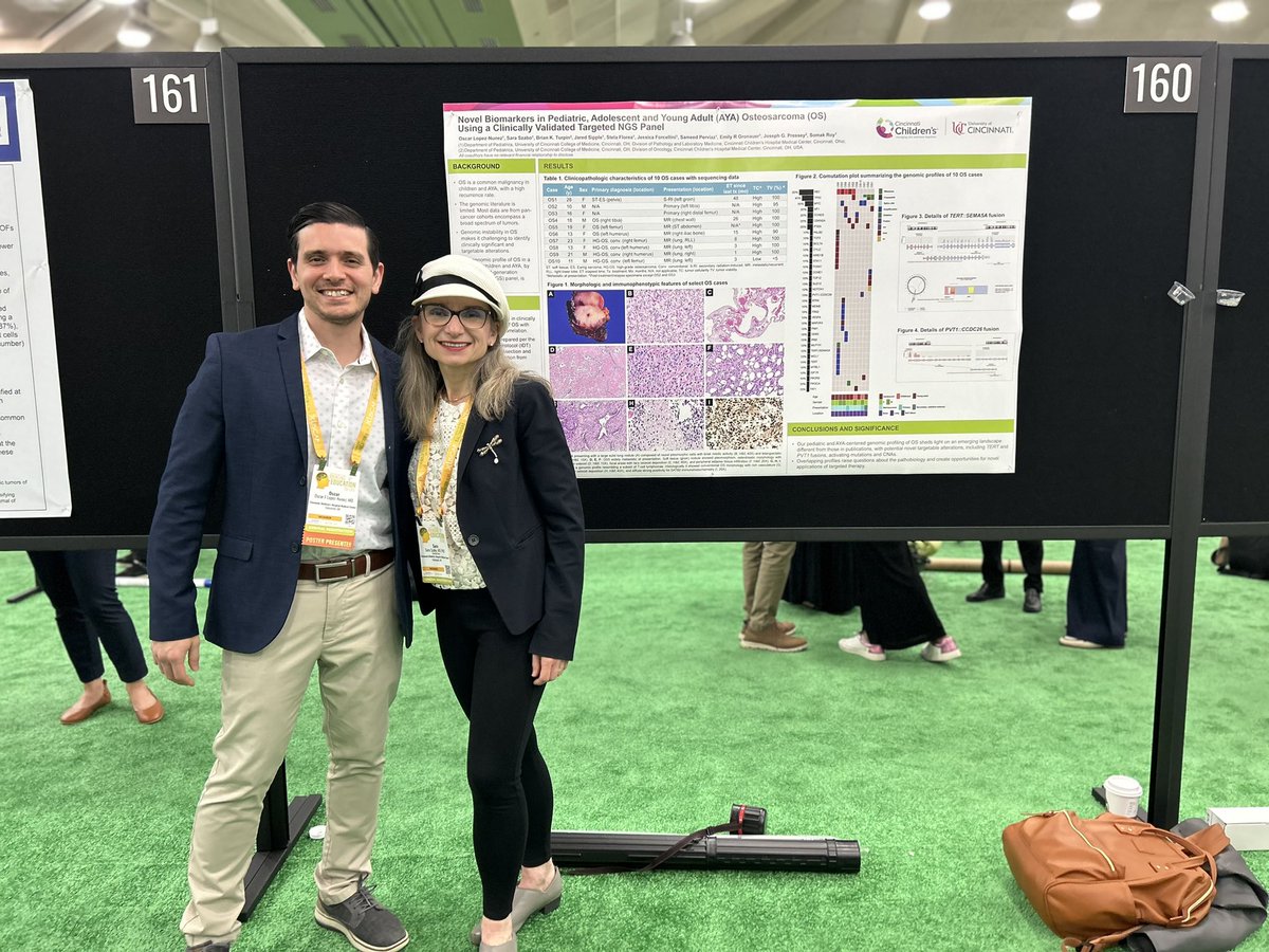 Good times at this afternoon's #USCAP2024 #PediPath poster session with @SaraSzaboPath