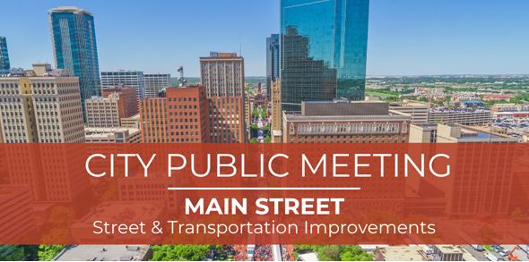 Public Meeting, Wed., 3/27, 4:30 p.m. in our Ballroom. See proposed improvements to intersections along downtown's Main St. from the City's TPW dept. fortworthtexas.gov/projects/cfw-m…