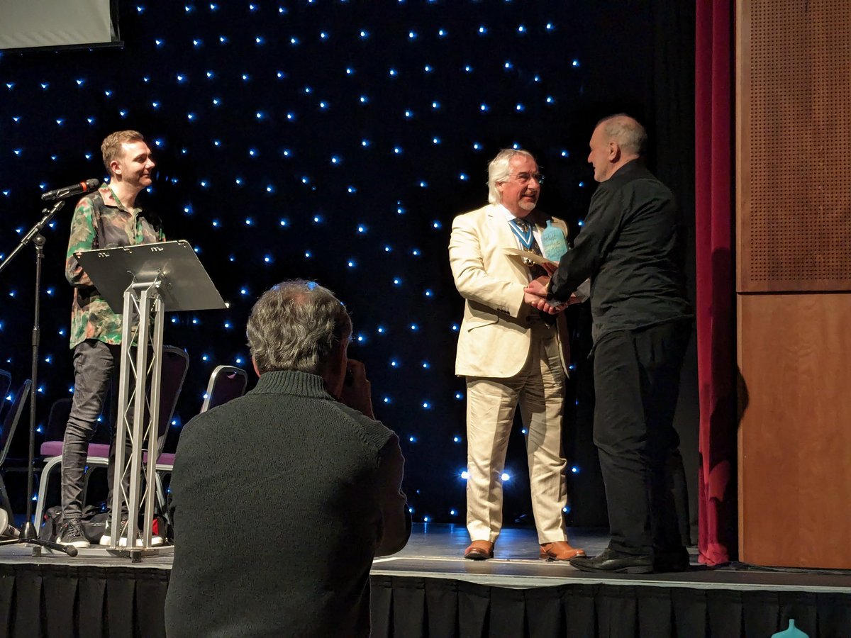 cwvolarts's tweet photo. Jack Lacey is winner of our Unsung Hero award for his work running Spider Sounds at @Cafe71chester 

#ArtsAwards https://t.co/HJRSkzkFyt