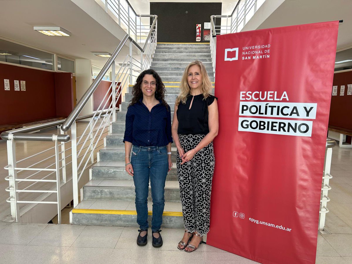 @MarianaLlanosHa (@GIGA_Institute) presentó su libro (coeditado con @leivm_academic): “Latin America in Times of Turbulence. Presidentialism under Stress' en @UNSAM_EPyG. Este libro es resultado del trabajo y reuniones anuales de esta red.