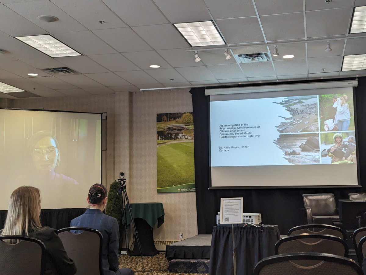 Kaitlyn Watson, PhD (@drkewatson) on Twitter photo Presentation by Dr. Katie Hayes from <a href="/HealthCanada/">Follow us @GovCanHealth</a> on the psychosocial consequences of #ClimateChange Presentation by Dr. Katie Hayes from <a href="/HealthCanada/">Follow us @GovCanHealth</a> on the psychosocial consequences of #ClimateChange