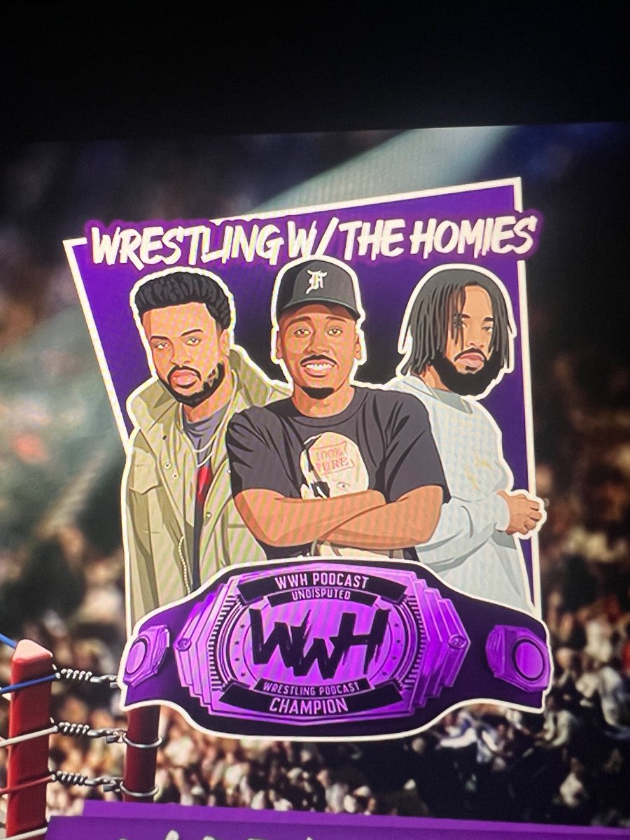 Started a black wrestling podcast with my brothers @thehomieqwan & @JayeCooley called “Wrestling With the Homies” & we just hit our first 1K subscribers. Very proud of this!