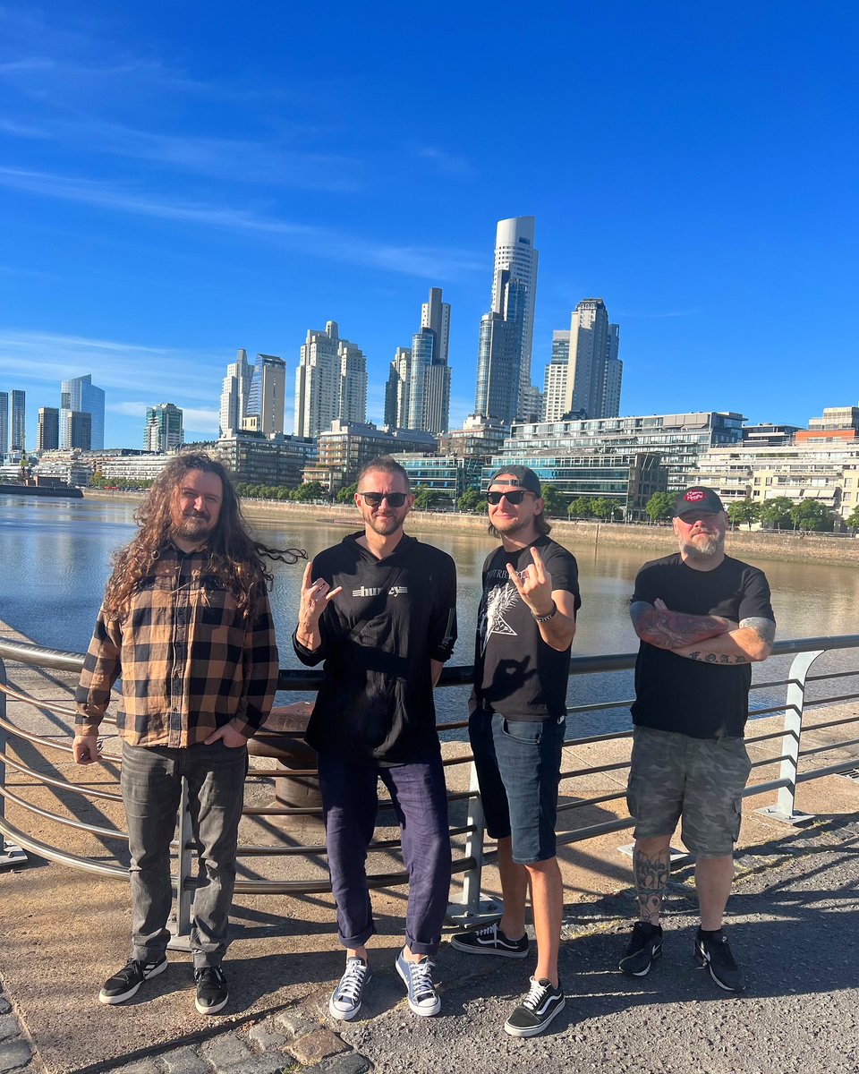 Finally we are here! 😎
Buenos Dias Buenos Aires! :) 🇦🇷

We are playing our first argentinian show on 28th at Groove :) See you there!

#riversideband #identitytour