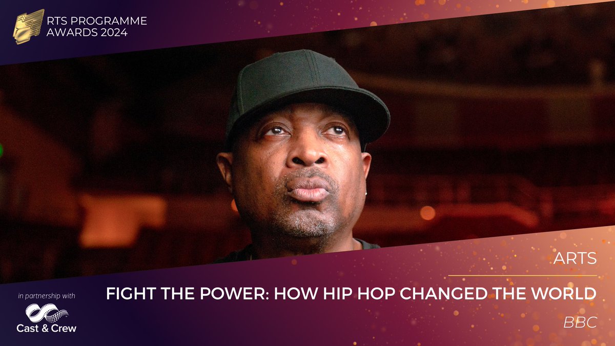 The Arts award goes to Fight the Power: How Hip Hop Changed the World. “Elevated by its subject…it was a thorough exploration delivered with vision and authority,” said the judges #RTSAwards