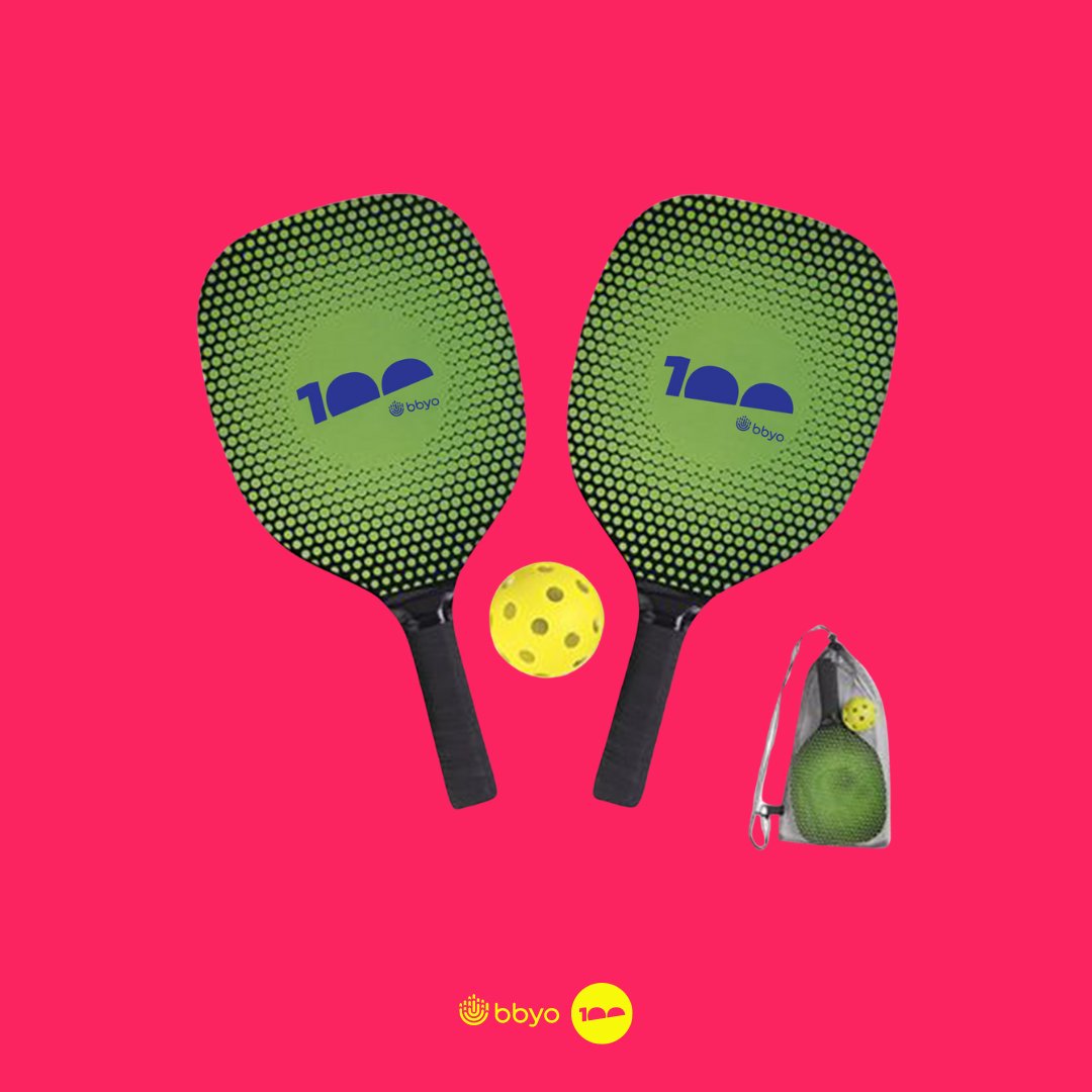 There's no better time to share the gift of BBYO with your sibling (or cousin! or friend!) Recruit a new “sibling” to join BBYO between now and April 10, and you'll have a chance each day to win a raffle for a branded Pickleball set for you and them. 🥒🏓 #SiblingsDay