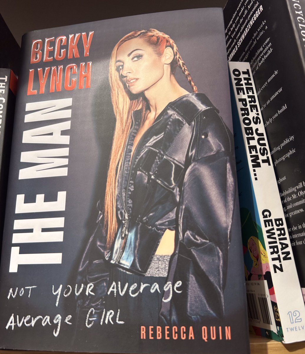 Now is the perfect time to pick up the excellent new book by @BeckyLynchWWE (and also grab whatever book happens to be conveniently lying next to it).