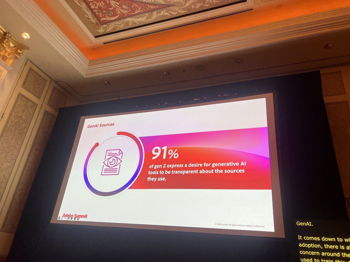 Great insight 91% gen Z looking for sources