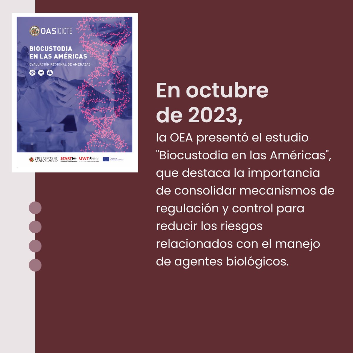 ✍️📆Hoy es el 49° aniversario de la entrada en vigor de la Convención de Armas Biológicas, el primer tratado multilateral de desarme para eliminar una categoría completa de armas de destrucción en masa. 📑Lee nuestro último estudio sobre armas biológicas▶️unlirec.org/publicacion/la…