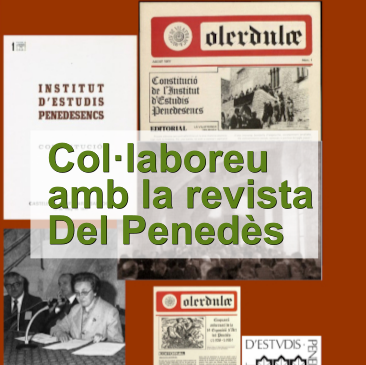4 likes 📷iepenedesencs Col·laboreu amb la revista Del Penedès La revista Del Penedès, editada per l'IEP, es troba immersa en la recopilació d'articles per la publicació d'un número doble (39-40) corresponent als anys 2023 i 2024. Més: bit.ly/4a6PK0X
