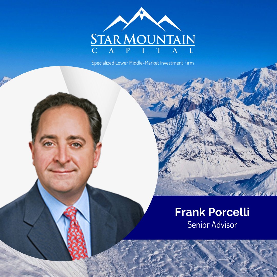 #StarMountainCapital adds former head of @BlackRock’s $1 Trillion U.S. wealth business, Frank Porcelli, as an active and aligned Senior Advisor. Read the full press release here: bwnews.pr/4953w2A