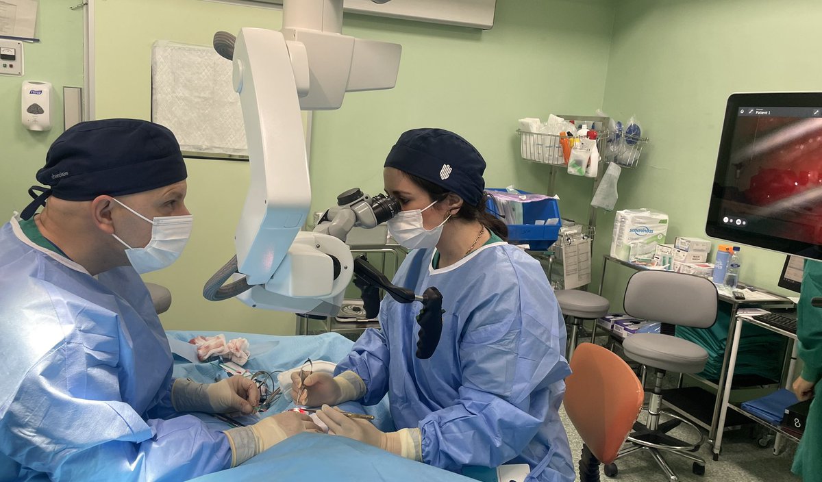 🔬 Expanding our #Microsurgery program at @ROC_Urologia with another #MicroTESE case. Proud to partner with Fertility Center @HMHOSPITALES. Our Gynecology and Urology collaboration is pivotal for advancing #infertility treatments. @dr_romero_otero @ManuelAlonsoUro