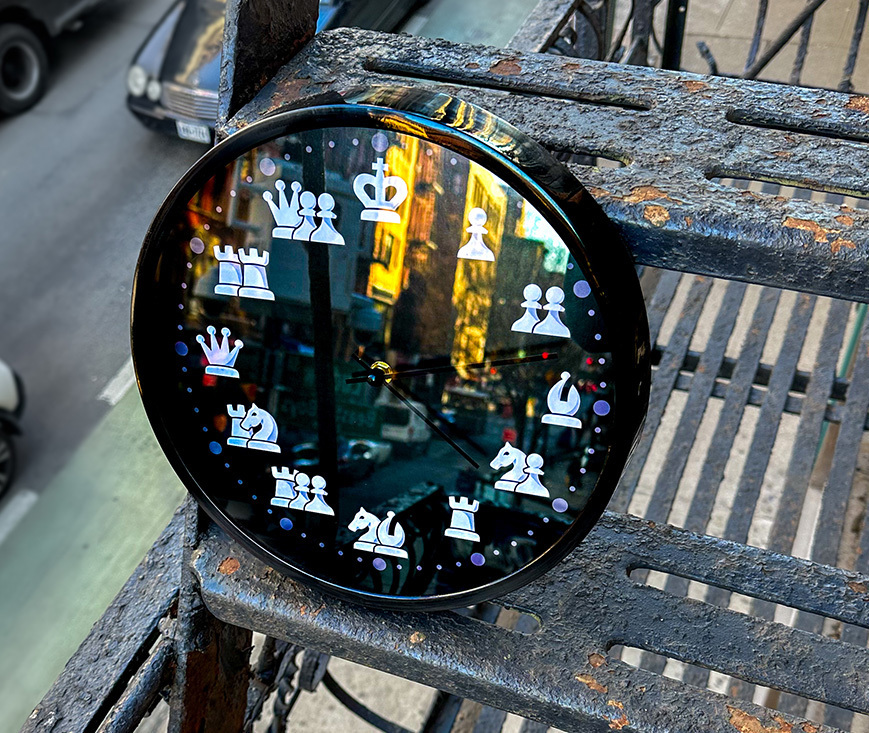 What time is it? Wrong answers only 🧐

We've restocked the chess clocks, and we're doing a giveaway on Instagram! 🕐