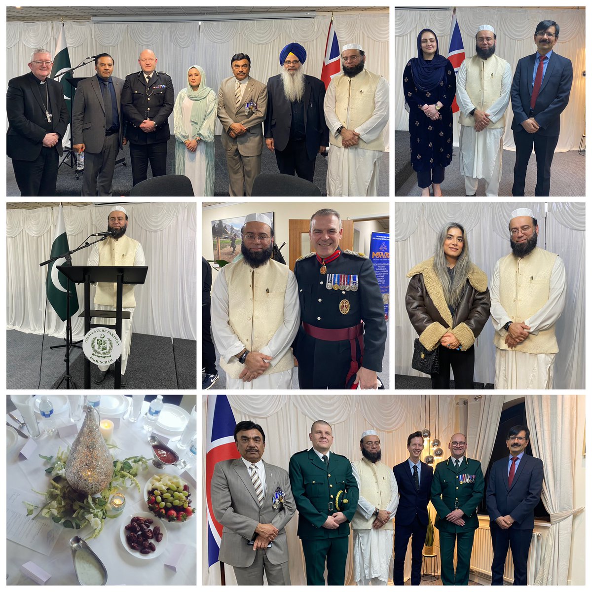 Delighted to be part of fabulous #Interfaith Iftar bringing together diverse communities. @BrumLordMayor @SimonFosterPCC @WMLieutenancy @Iram_DerbyAMP @BrumLeader @Wolves @OFFICIALWMAS @WestMidsFire @WMPChaplaincy @SirDaveThompson @RKSharmaQPM4645 @MirBukhtawar @PakInBirmingham