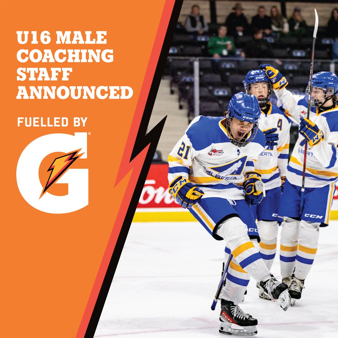 NEWS: Hockey Alberta is pleased to announce the Team Alberta U16 Male staff for 2024. Read more ➡️ bit.ly/U16Staff2024 #AlbertaBuilt | #FuelledByG | @gatoradecanada