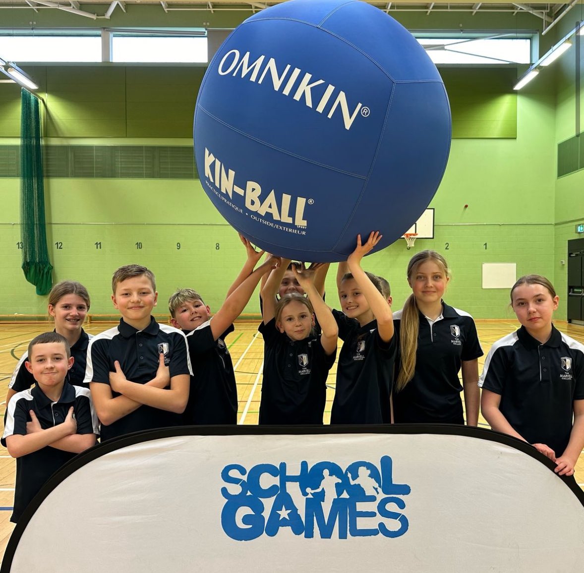 Some of our Y7s helped lead a Kinball taster day (06/03) with the local primary schools👏🏼 it was amazing to see the pupils confidently teaching / leading the games and helping the younger pupils with tactics!!