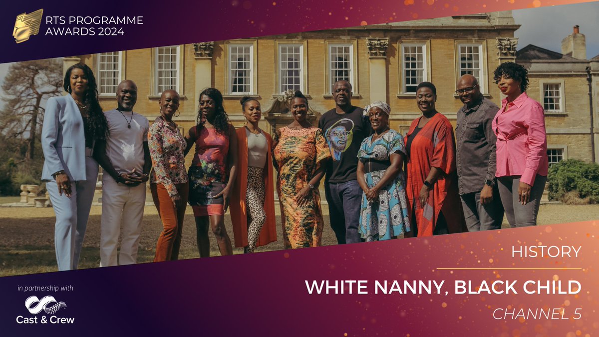 The History award goes to White Nanny, Black Child. The judges admired the programme, which managed “to be both intimate and epic at the same time […] a truly revealing watch” #RTSAwards