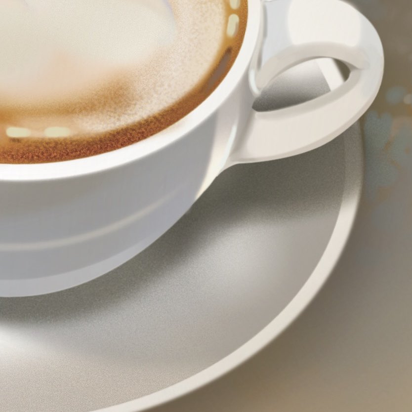 JoeBrandimarte's tweet photo. Cappuccino Study on Procreate

#procreate #procreateart #digitalart #digitalartstudy #procreatestudy #cappuccino #cappuccino_painting #painting #digitalpainting #illustration #illustraction_procreate #twitterart #coffeelovers #artstudy #stilllife #stilllifestudy #artstudy https://t.co/gLNBoxwls7