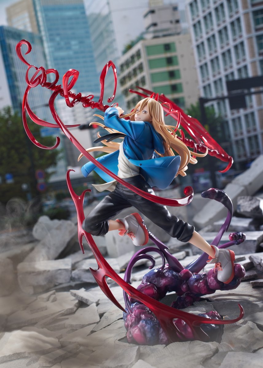 A new 1/7 scale figure of Power is here to liven up your figure collection! 🔥 Swinging her scythe, she perfectly recreates the world of Chainsaw Man. 🩸 Pre-orders are open now! GET: got.cr/newpowerscale-…