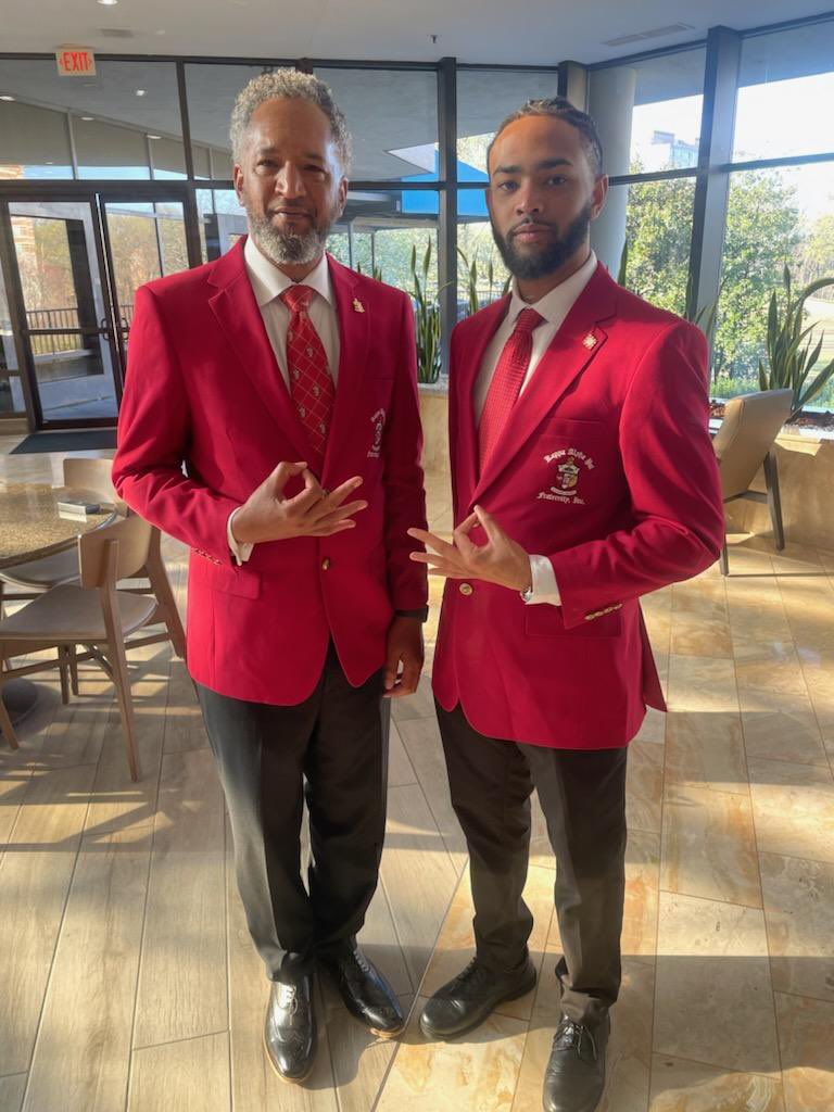 I am honored and privileged to announce the arrival of my son, Spencer Robertson, into the esteemed brotherhood of Kappa Alpha Psi, widely regarded as the world's greatest fraternity! YO-YO👌🏾#kappaalphapsi #Legacy #pinningceremony2024 KwietStorm🌨️ #5Klub #prouddadmoment